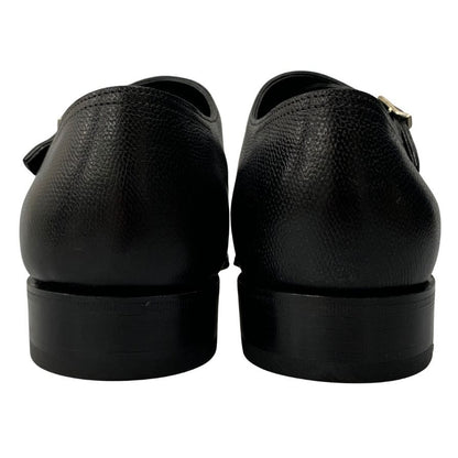 ジョンロブ レザーシューズ コースト シングルモンク カーフ ブラック UK10.5E  メンズ 革靴 JOHN LOBB COAST CALF ビジネスシューズ 約29.0cm【LA】【中古】