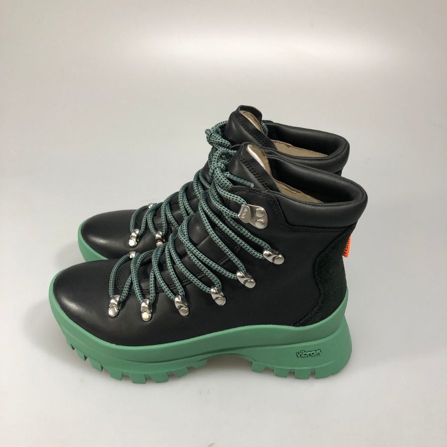 メレル ブーツ トレッキングブーツ Bristol MID レディース サイズ24 ブラック グリーン系 MERRELL 約24.0cm【AFD1】