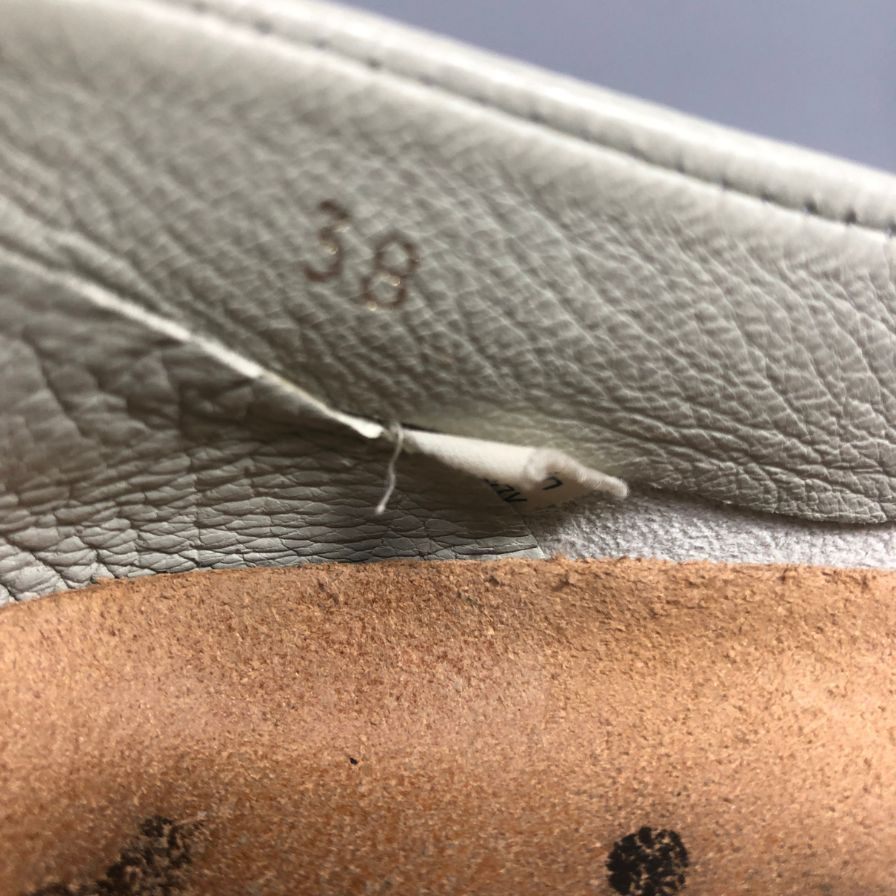 トリッペン ROUSE ALB PER-PR スリッポン ホワイト サイズ38 レディース TRIPPEN 約24.0cm【AFD14】