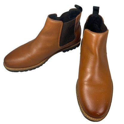 コールハーン サイドゴアブーツ カーフ メンズ ブラウン サイズ7 COLE HAAN 約24.5cm【AFC46】