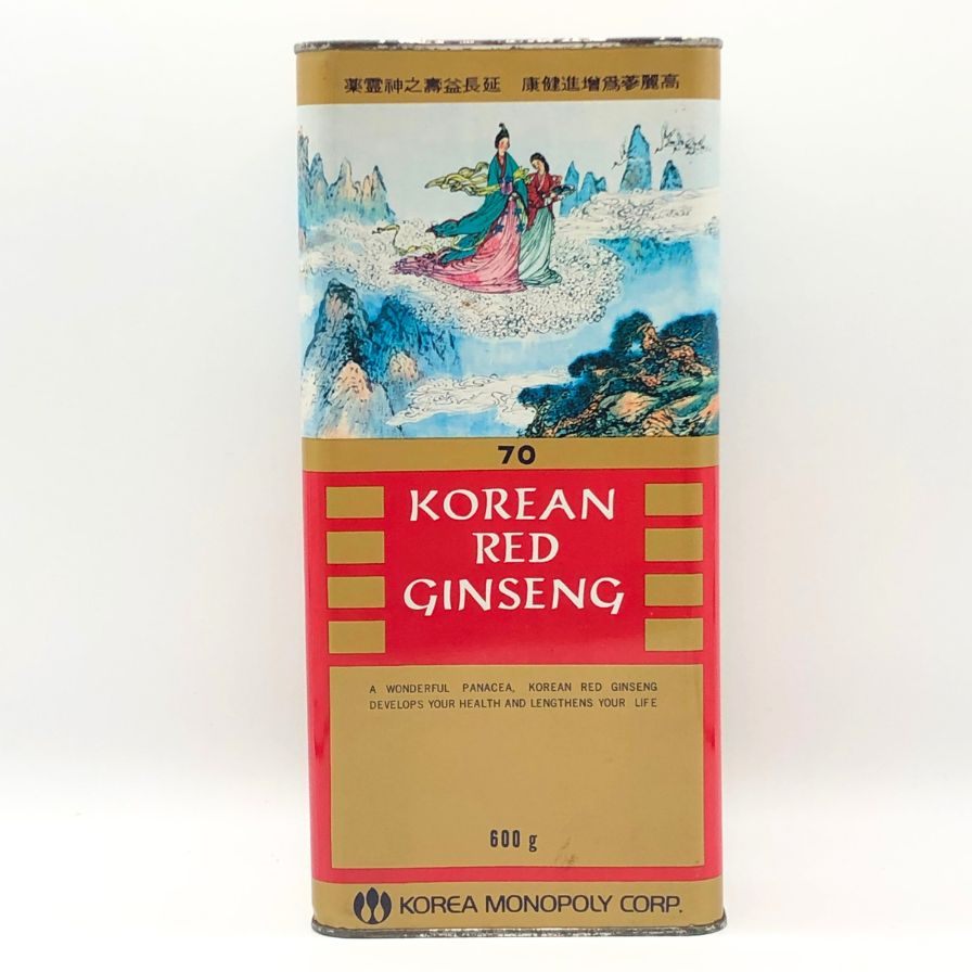 大韓民國専売公社 高麗紅参 こうらいこうじん 1988年製 600g KOREAN RED GINSENG Korea Monopoly Corp【同梱不可】【D3】【中古】