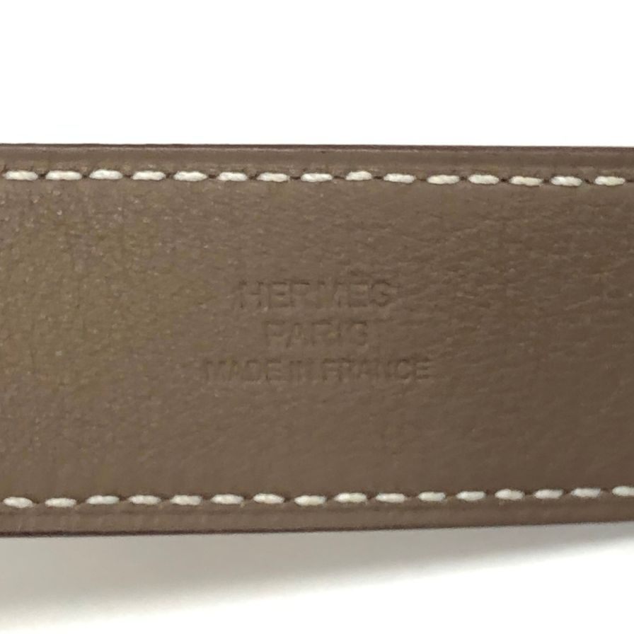 エルメス ブレスレット ケリーツイストPM エトゥープ シルバー金具 B刻印 HERMES