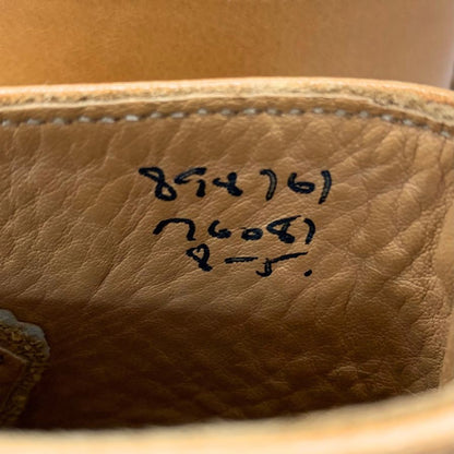 トリッカーズ レースアップブーツ モンキーブーツ M6087 ベージュ系 メンズ サイズ8 Tricker’s ブーツ 約26.5cm【LA】【中古】