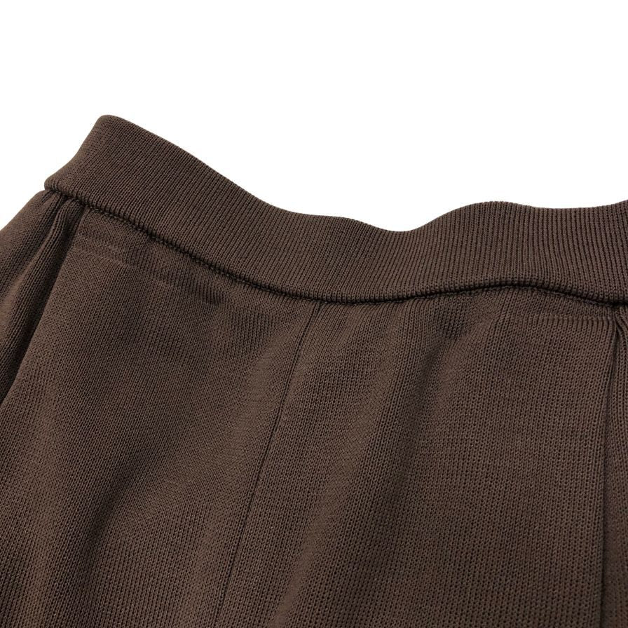 フォクシー ブティック ショートパンツ ニット ハーフ ウエストゴム ブラウン レディース サイズ 38 FOXEY BOUTIQUE 【AFB3】