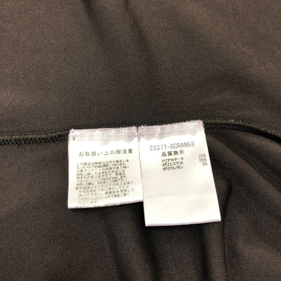 美品◆フォクシー ニューヨーク トップス  ストレッチベロア 23377 レディース サイズF ブラウン FOXEY NEW YORK 【AFB46】