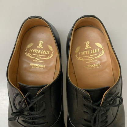 スコッチグレイン ストレートチップ レザー T0326 百貨店限定モデル メンズ ブラック サイズ25 SCOTCH GRAIN 約25.0cm【AFD14】
