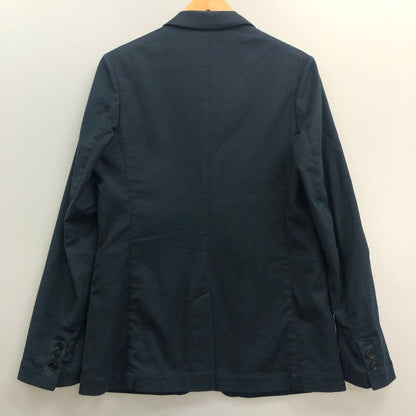 美品◆ラフシモンズ 3つボタン 3Bジャケット コットン メンズ ネイビー サイズ50 RAF SIMONS 【AFA15】