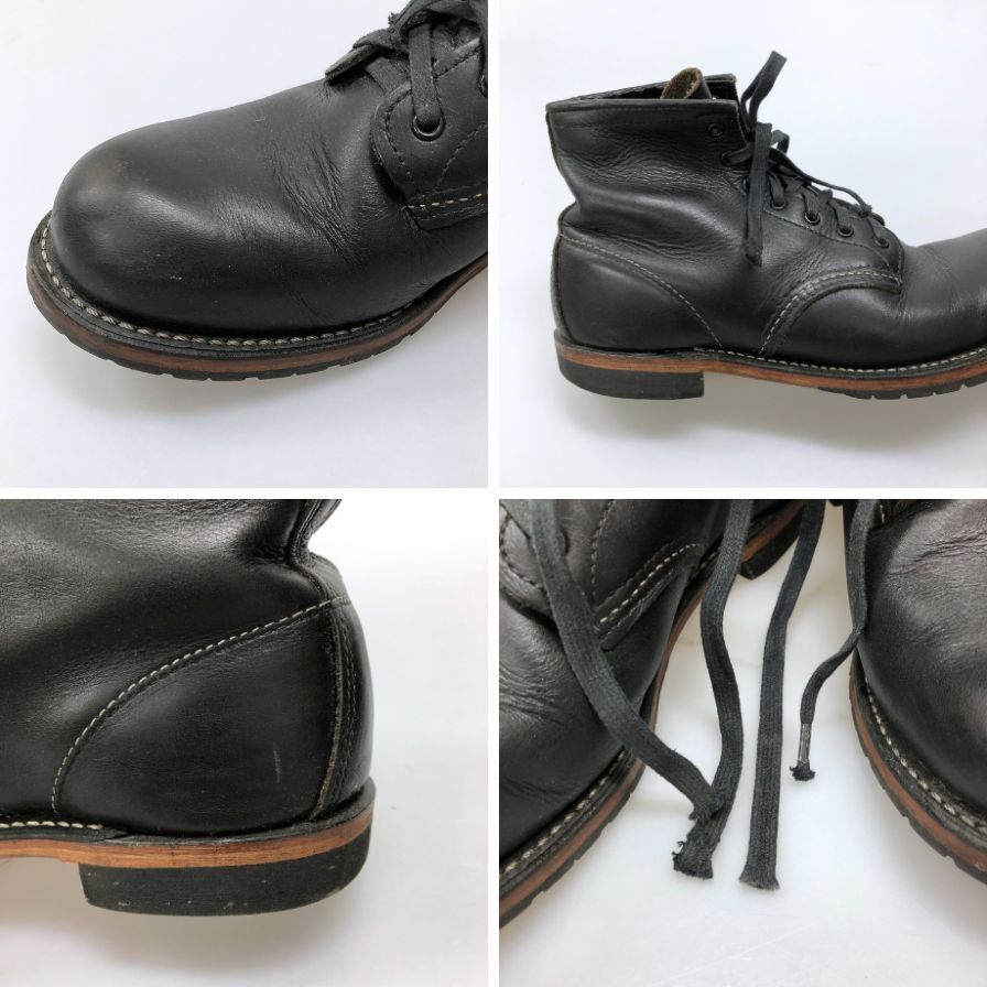 レッドウイング レザーブーツ 9014 ベックマン  ブラック サイズUS8.5D メンズ REDWING 約26.5cm【AFC31】