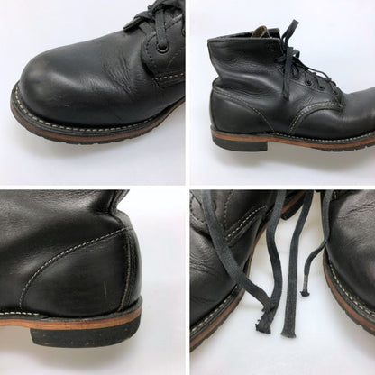 レッドウイング レザーブーツ 9014 ベックマン  ブラック サイズUS8.5D メンズ REDWING 約26.5cm【AFC31】
