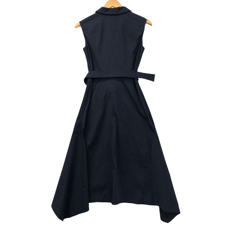 極美品◆セルフォード ノースリーブワンピース ネイビー レディース サイズ38 CELFORD 【AFB26】