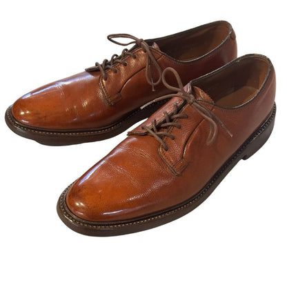 フローシャイム プレーントゥ グレインレザー ブラウン グレインレザー サイズUS10.5B メンズ FLORSHEIM ビジネスシューズ 約27.0cm【LA】【中古】