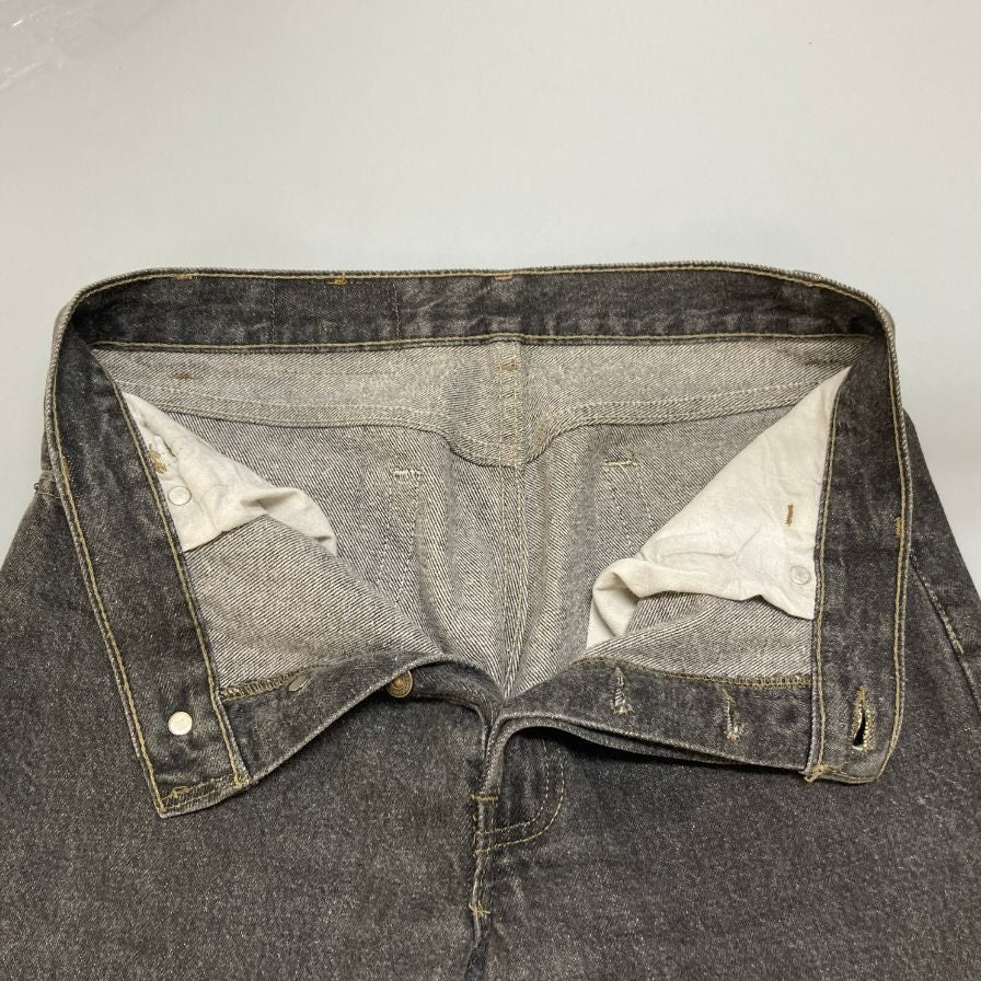 リーバイス デニム 701 90S ボタン裏511 USA製 ブラック メンズ W31 L30 LEVI’S 【AFF20】