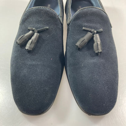 アラウンドザシューズ タッセルローファー ネイビー メンズ サイズ41 aroundo the shose 約26.0cm【AFC32】