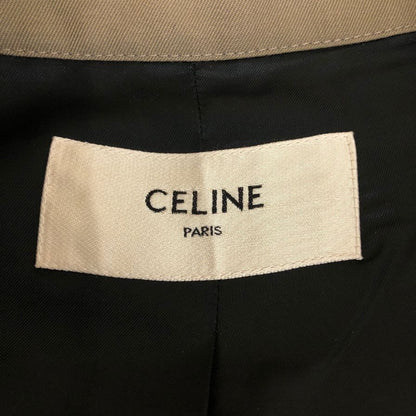 美品◆セリーヌ クラシックトレンチコート エディ期 ベージュ レディース サイズ40 2M015984C CELINE 【AFA9】