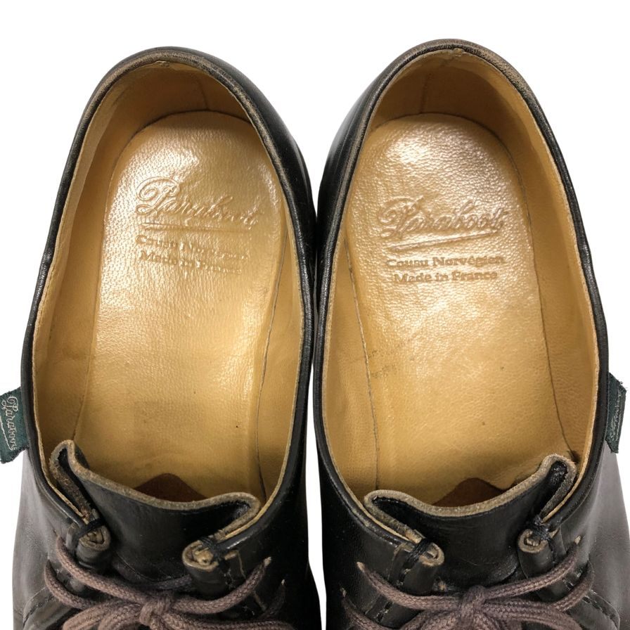 パラブーツ チロリアンシューズ ミカエル カーフ メンズ サイズ42 ブラック PARABOOT MICHAEL ビジネスシューズ 約27.0cm【LA】【中古】