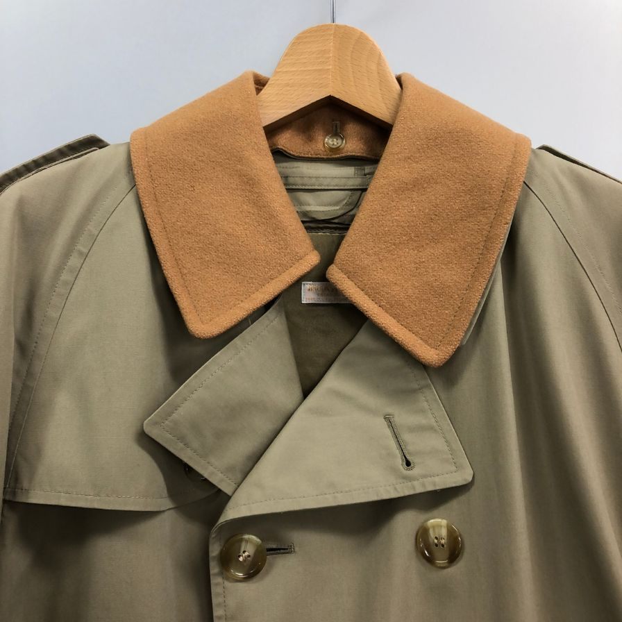 極美品◆ブルックスブラザーズ トレンチコート ライナー付き ベージュ コットン想定 USA製 メンズ38 Brooks Brothers 【AFF19】