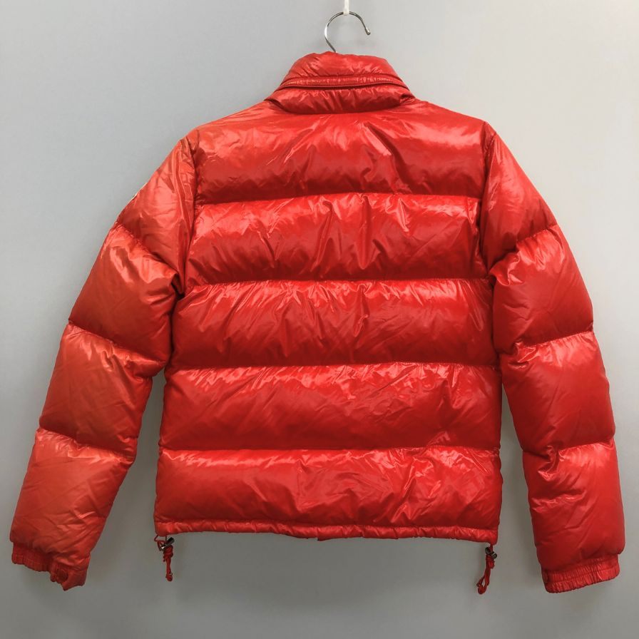 中古◆モンクレール ダウンジャケット エベレスト メンズ サイズ0 レッド MONCLER EVEREST 【AFA22】