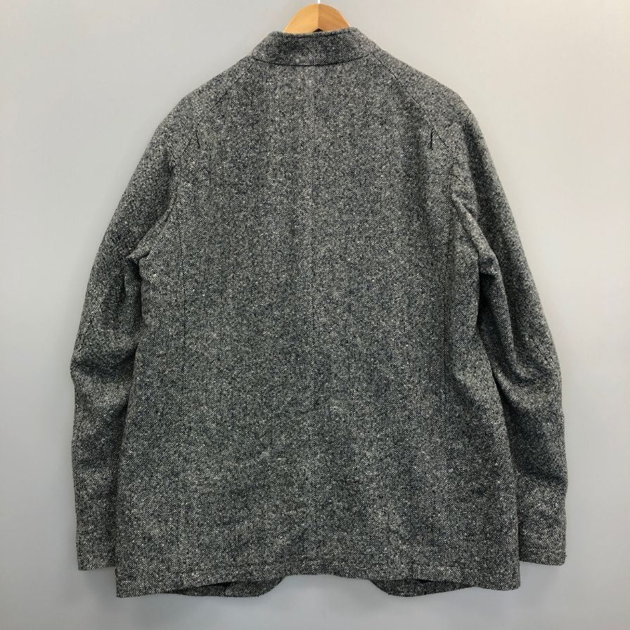 美品◆フェンダール シングルブレスト ジャケット カシミア メンズ サイズL グレー FENDART 【AFB3】