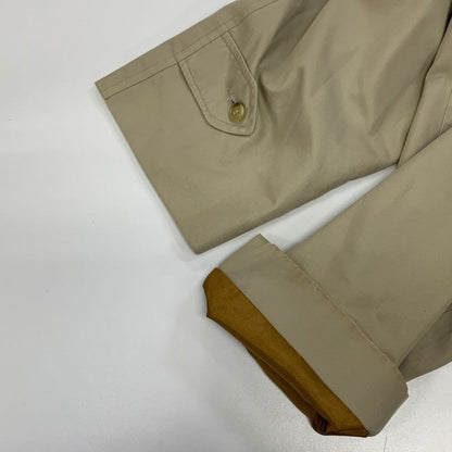 中古◆バーバリー バルカラーコート イングランド製 ライナー付 ベージュ メンズ サイズ 165 Burberry 【AFA15】