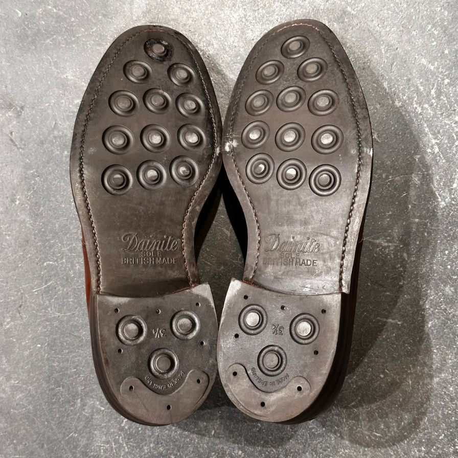 クロケット&ジョーンズ レザーシューズ  SUBS サセックス Uチップ カーフ ブラウン サイズUK7E メンズ CROCKETT&JONES ビジネスシューズ 約25.5cm【LA】【中古】