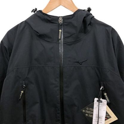 極美品◆ミズノ レインジャケット ゴアテックス ブラック メンズ サイズS B2JEAW1009 MIZUNO 【AFB8】