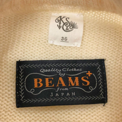極美品◆キャプテンサンシャイン ビームスプラス別注 ウールニット メンズ サイズ36S KAPTAIN SUNSHINE×BEAMS+ 【AFB32】