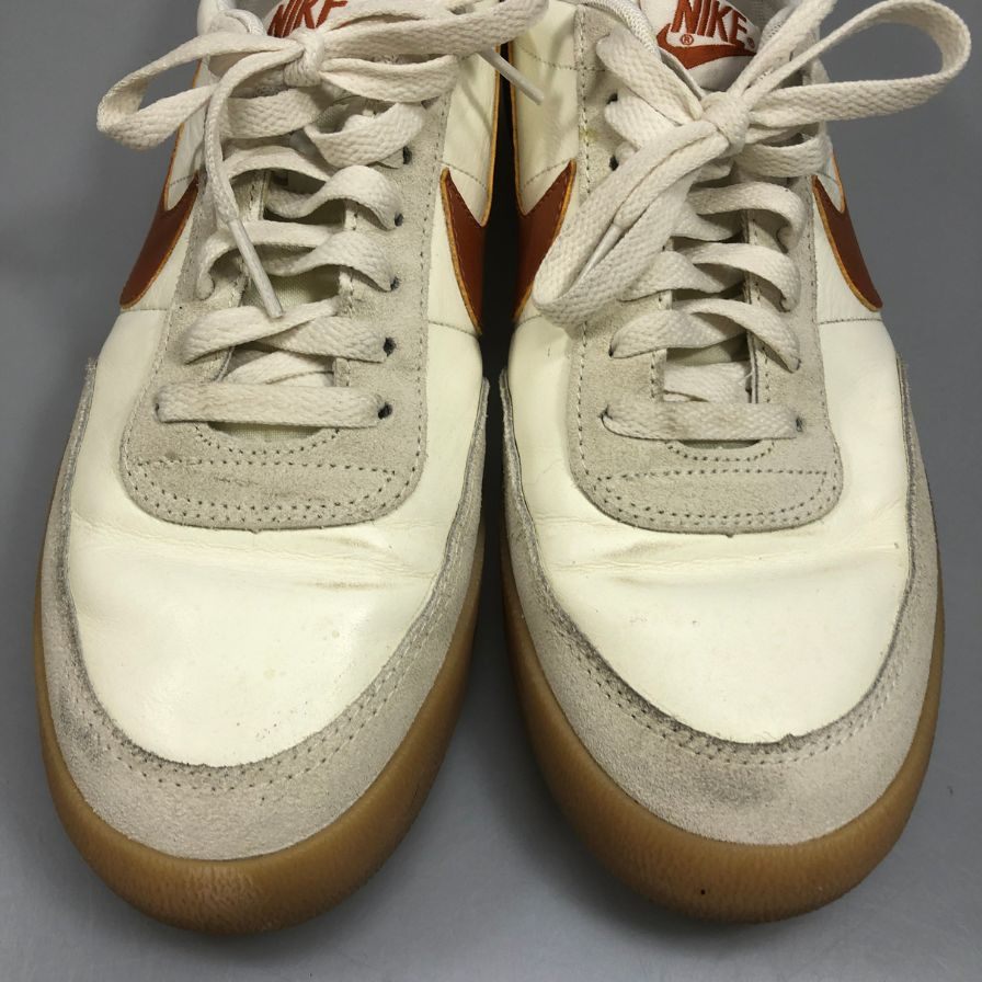 ナイキ キルショット 2 レザー 432997-127 メンズ サイズ27cm ホワイト×ブラウン NIKE KILL SHOT 2 LEATHER 約27.0cm【AFC8】