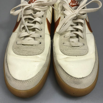 ナイキ キルショット 2 レザー 432997-127 メンズ サイズ27cm ホワイト×ブラウン NIKE KILL SHOT 2 LEATHER 約27.0cm【AFC8】