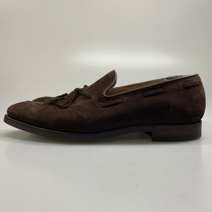 クロケット＆ジョーンズ タッセルローファー ビームスF別注 アルダニー スエード ブラウン サイズUK8E メンズ Crockett & Jones 約27.0cm【AFC36】