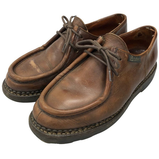 パラブーツ レザーシューズ チロリアンシューズ ミカエル デカタグ ブラウン メンズ サイズ表記無し PARABOOT 約不明cm【AFC3】