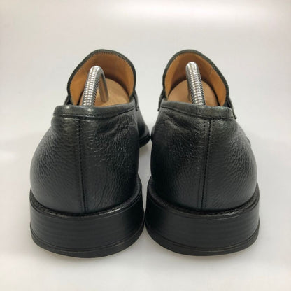 フェラガモ ビットローファー ガンチーニ シボレザー Uチップ メンズ ブラック サイズUK7.5 Salvatore Ferragamo 約25.5cm【AFC4】