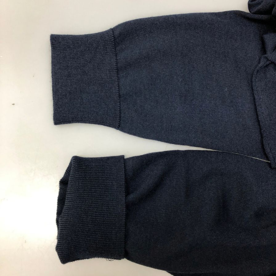 未使用◆キャッシュ＆バルバ カーディガン ウーステッドカシミヤ 150 ネイビー メンズ サイズ2 IMWSW001 Cash&Barba 【AFB17】