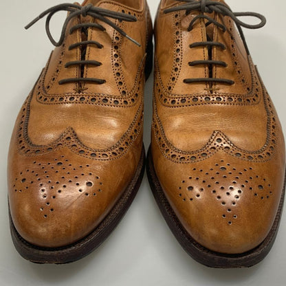 クロケット＆ジョーンズ フルブローグ ダウニング DOWNING 330ラスト メンズ ブラウン サイズUK7.5E  Crockett & Jones 約26.0cm【AFC4】