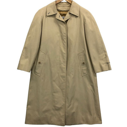 美品◆バーバリーズ ステンカラー コート ライナー付 コットン ベージュ サイズS   BURBERRYS 【AFA7】