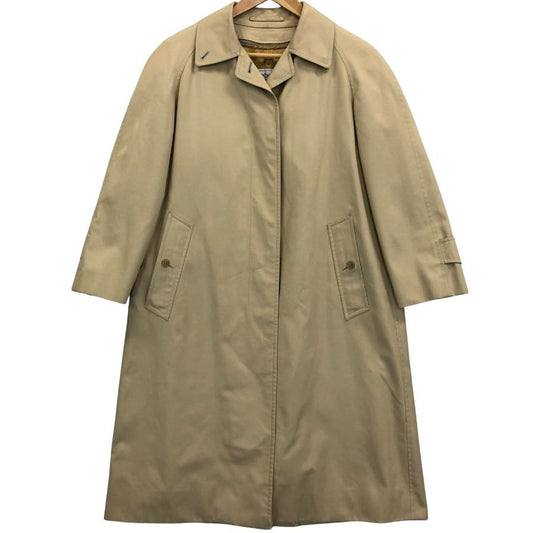 美品◆バーバリーズ ステンカラー コート ライナー付 コットン ベージュ サイズS   BURBERRYS 【AFA7】