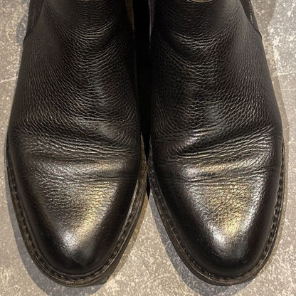 パラブーツ サイドゴアブーツ シャンフォート グレインレザー ブラック サイズUK6.5 Paraboot ブーツ 約25.5cm【LA】【中古】