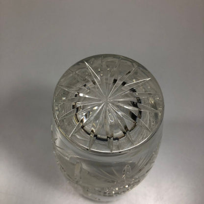 ボヘミア レッド クリスタル ガラス 花瓶 クリスタル BOHEMIA LEAD CRYSTAL GLASS【AFI28】【中古】