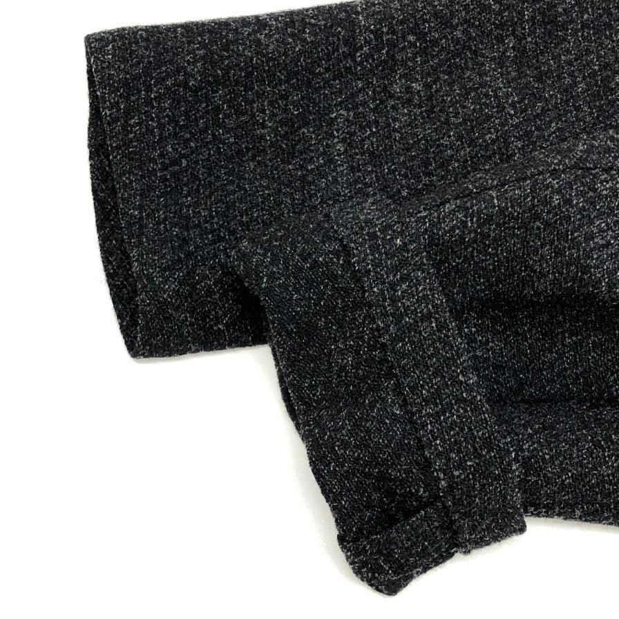 極美品◆コムデギャルソン オム 3Bジャケット アンコン ツイード ウール ブラック サイズS メンズ AD2000 COMME des GARCONS HOMME 【AFB33】