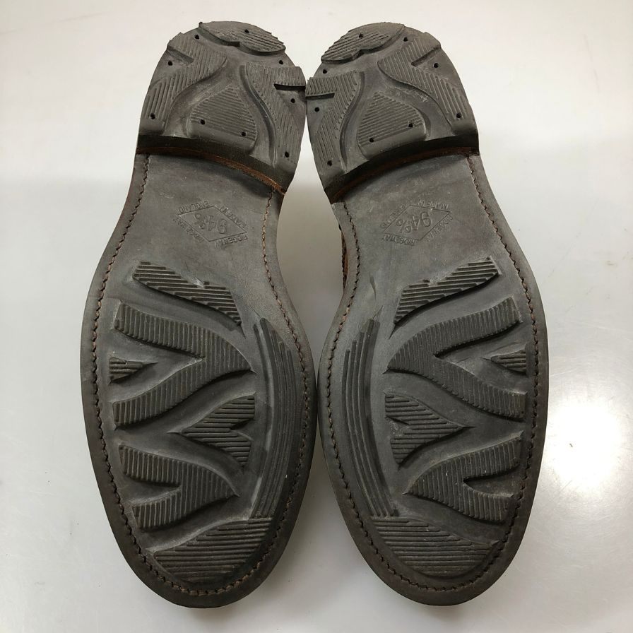 クロケットアンドジョーンズ BANGOR 別注 レザーシューズ ウィングチップ シボレザー ブラウン メンズ UK8E CROCKETT&JONES ビジネスシューズ 約26.0cm【LA】【中古】