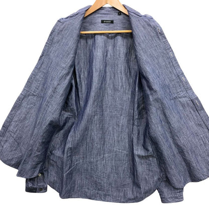 美品◆ユナイテッドアローズ シャンブレー  長袖シャツ ブルー  レディース サイズ39  UNITED ARROWS 【AFB29】