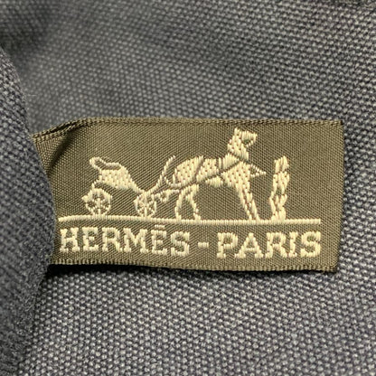 エルメス ハンドバッグ フールトゥー PM キャンバス ハンドバッグ レディース ネイビー HERMES【AFE6】