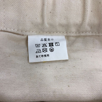 ネセサリー オア アンネセサリー ペインターパンツ コットン ホワイト系 メンズ サイズタグなし NECESSARY or UNNECESSARY 【AFB32】
