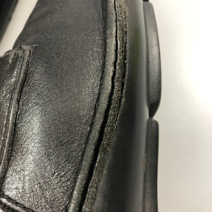 プラダ ドライビング レザーシューズ ブラック サイズ7 メンズ PRADA 約25.5cm【AFC44】