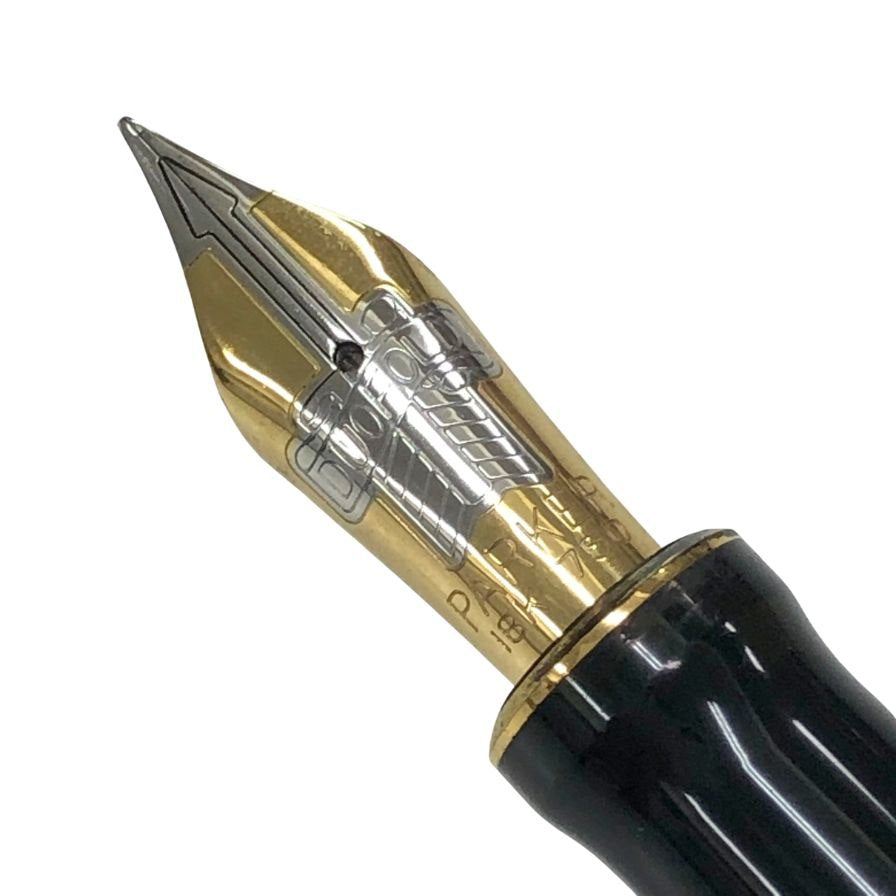 パーカー 万年筆 デュオフォールド インターナショナル キャップ式 マーブルレッド ペン先18K ユニセックス PARKER DUOFOLD【AFI9】