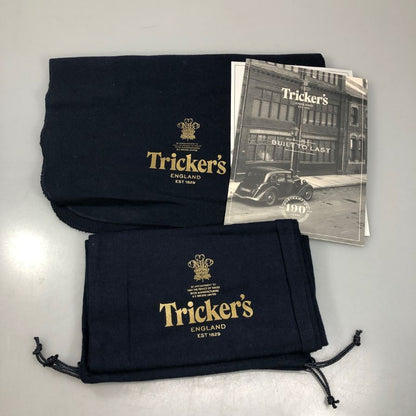 トリッカーズ モーガン レザーシューズ ダブルモンク ストラップ W7867 ブラウン メンズ サイズ7 Tricker‘s MORGAN ブーツ 約25.5cm【LA】【中古】