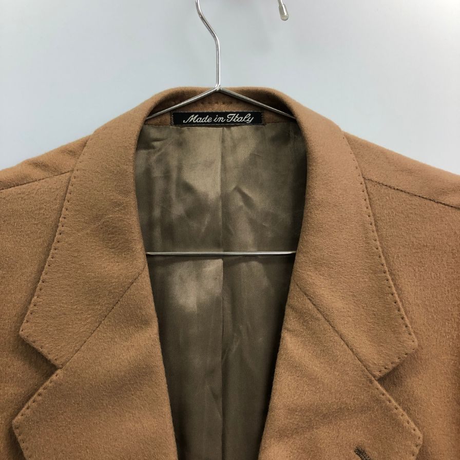 中古◆バーバリーズ オールドバーバリー 2Bカシミヤジャケット エルメネジルド ゼニア テスート メンズ サイズ50R キャメル BURBERRY'S 【AFF20】