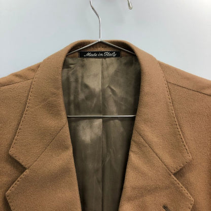 中古◆バーバリーズ オールドバーバリー 2Bカシミヤジャケット エルメネジルド ゼニア テスート メンズ サイズ50R キャメル BURBERRY'S 【AFF20】