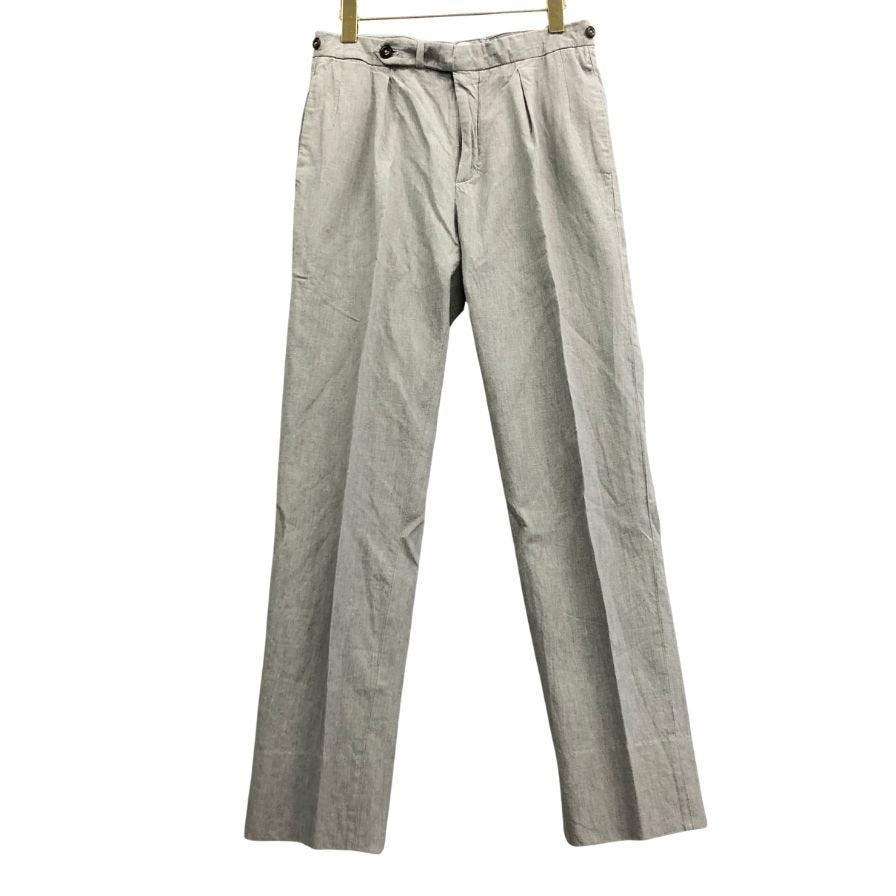 ジーティーアー  パンツ トラウザー サイドボタン リネン混 メンズ サイズ46 グレー系 GTA IL PANTALONE 【AFB36】
