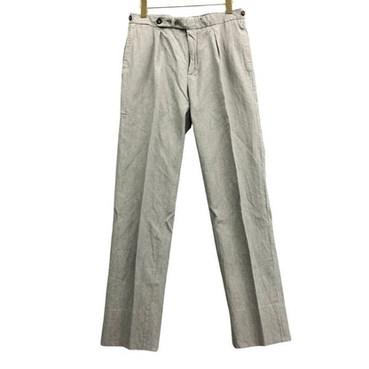 ジーティーアー  パンツ トラウザー サイドボタン リネン混 メンズ サイズ46 グレー系 GTA IL PANTALONE 【AFB36】
