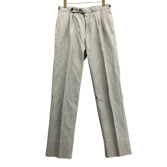 ジーティーアー  パンツ トラウザー サイドボタン リネン混 メンズ サイズ46 グレー系 GTA IL PANTALONE 【AFB36】